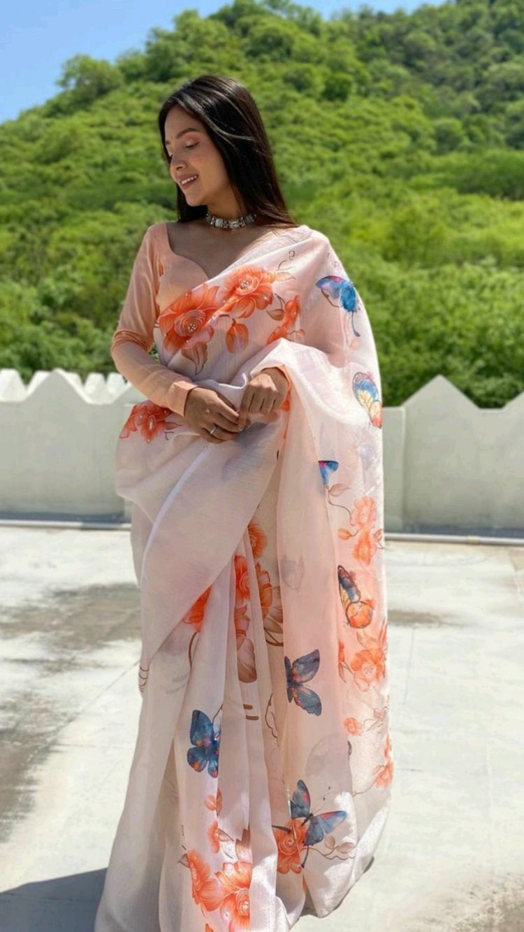 Soni 130 Heavy Printed Stylish Designer Party Wear Organza Saree Collection